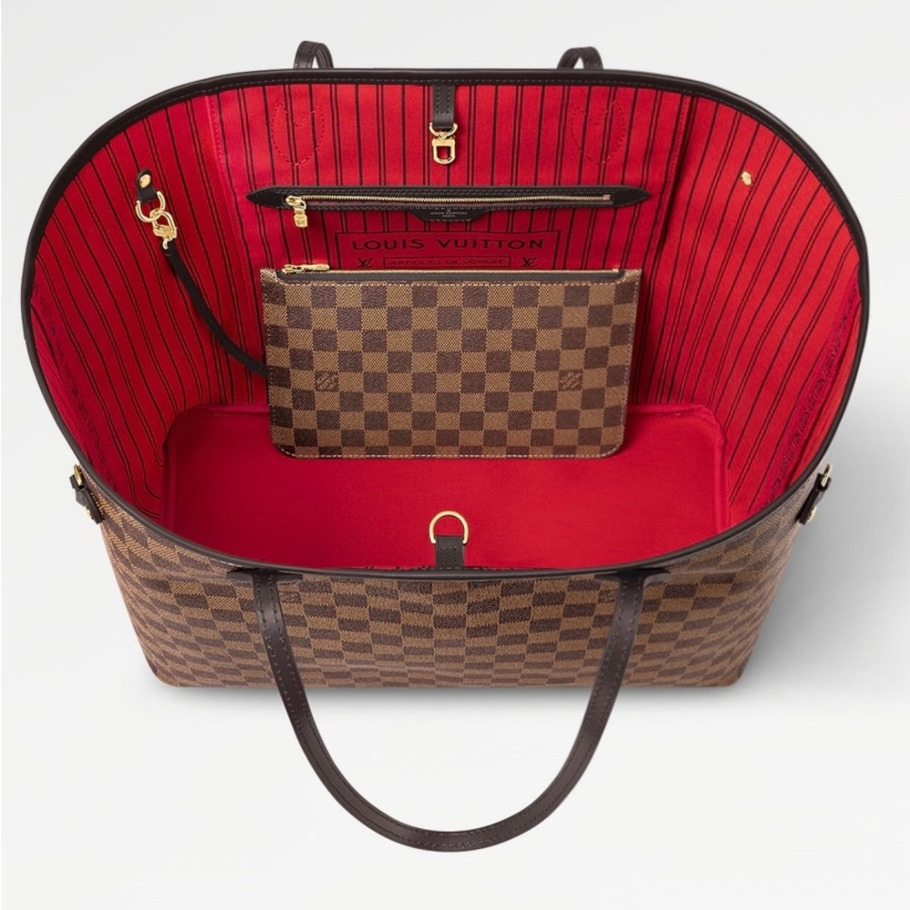 Louis Vuitton Neverfull GM Damier with Red Interior - Picture 2 of 13
